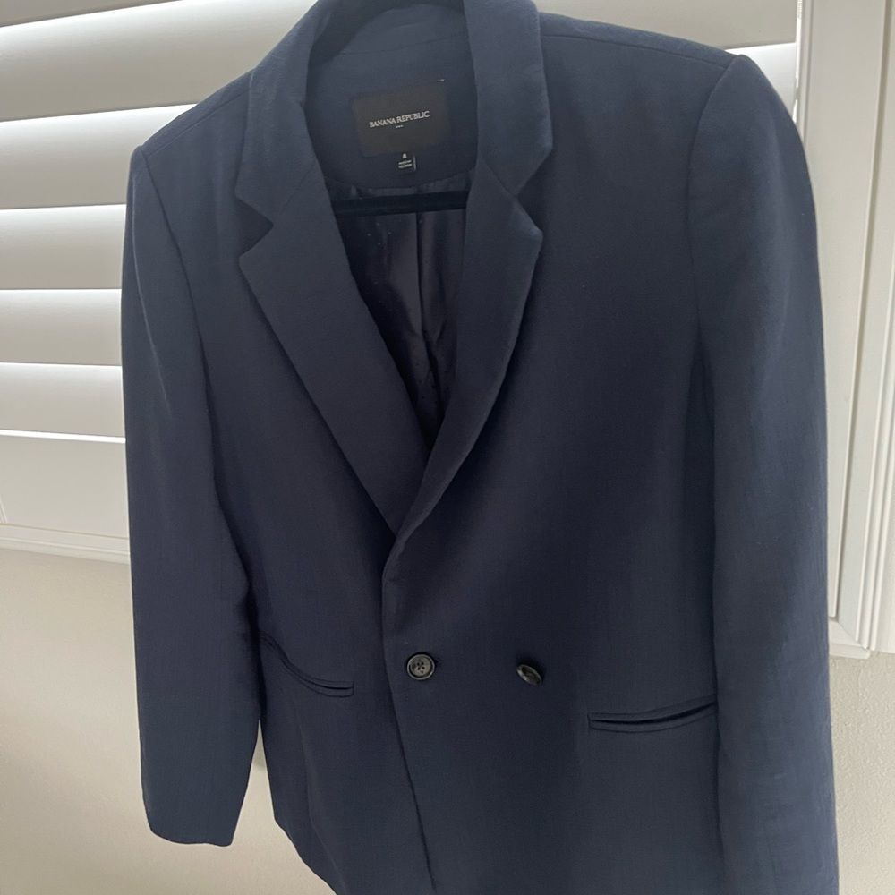 Banana Republic Navy Blue Blazer size 8